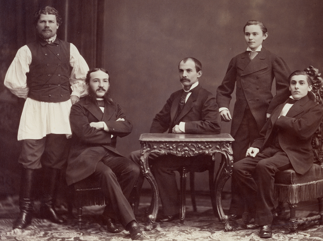 Leiter und Mitarbeiter der Agentur in St. Petersburg, 1877
