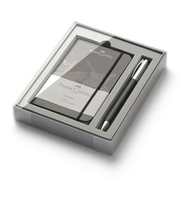 Faber-Castell - Ambition Edelharz Kugelschreiber Set, 2-teilig, schwarz