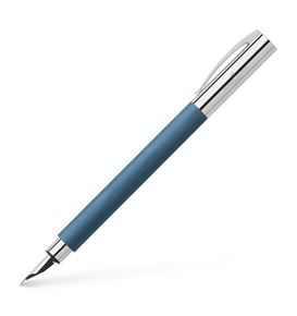 Faber-Castell - Ambition Edelharz Füller, Federbreite B, blau