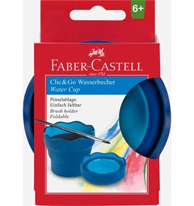 Faber-Castell - Clic&Go Wasserbecher, blau