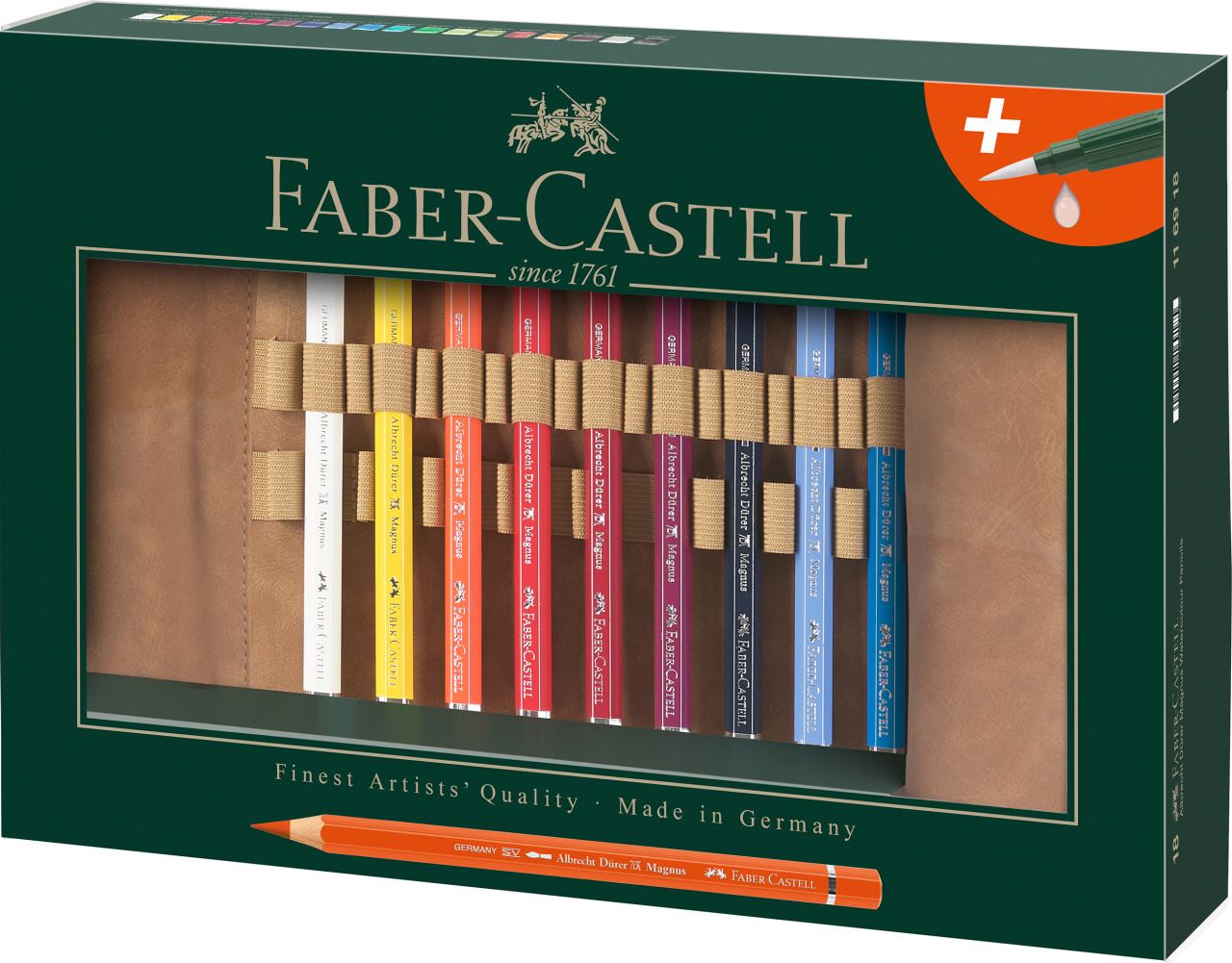 Faber-Castell - Albrecht Dürer Magnus Aquarellstift, Stifterolle, gefüllt