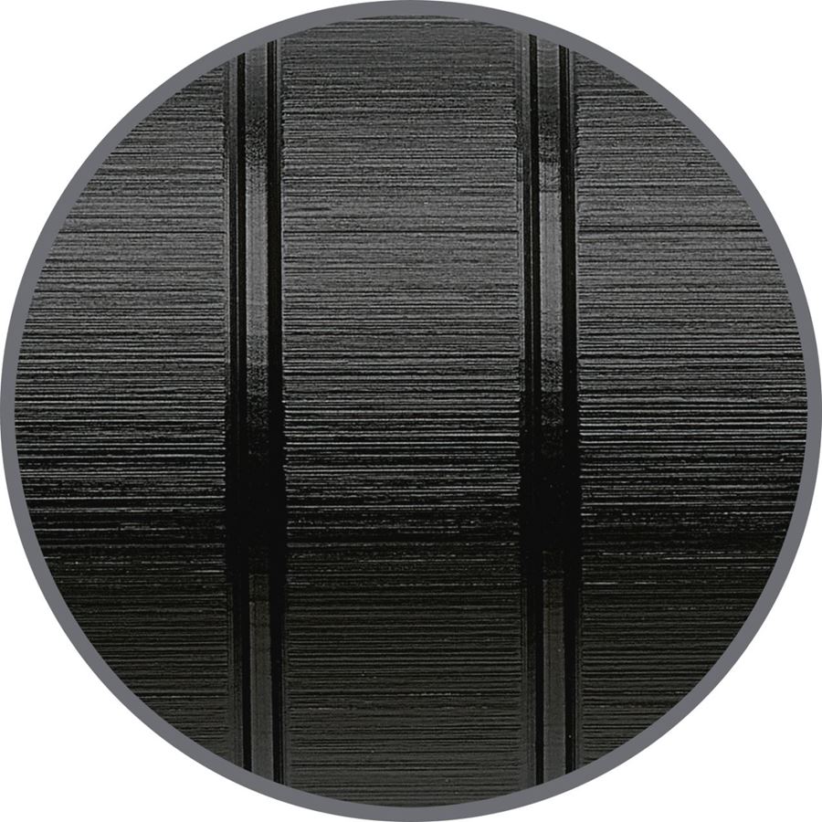 Faber-Castell - Essentio Aluminium Kugelschreiber, B, schwarz