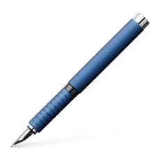 Faber-Castell - Essentio Aluminium Füller, Federbreite B, blau