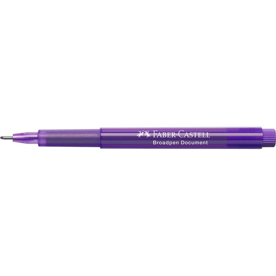 Faber-Castell - Faserschreiber Broadpen Document violet