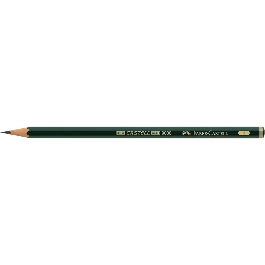 Faber-Castell - Castell 9000 Bleistift, H