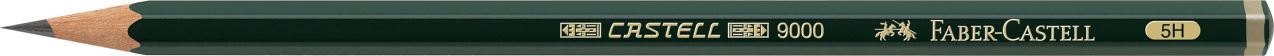 Faber-Castell - Castell 9000 Bleistift, 5H