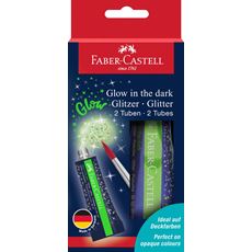 Faber-Castell - Glitzer Glow in the dark 12 ml 2x BK