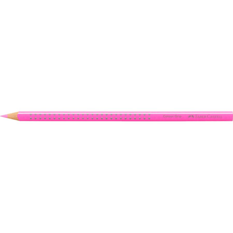 Faber-Castell - Colour Grip Buntstift, Pink Neon