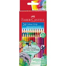 Faber-Castell - Colour Grip Buntstift, 24er Kartonetui