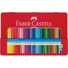Faber-Castell - Colour Grip Buntstift, 36er Metalletui