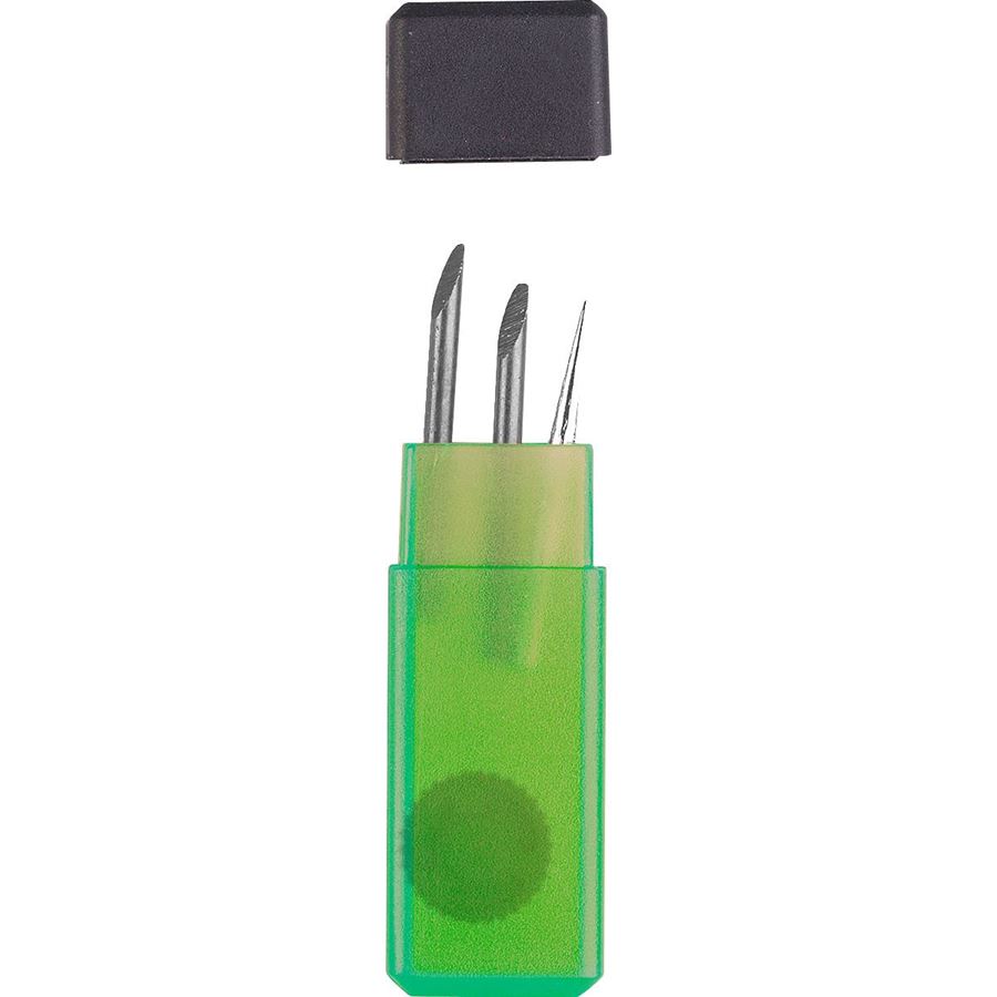 Faber-Castell - Schnellverstellzirkel mit Hebelmechanik, schwarz/grün