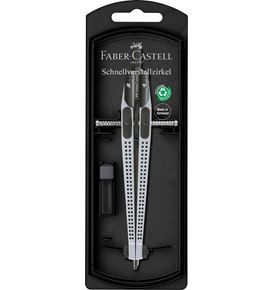 Faber-Castell - Grip Schnellverstellzirkel, silber