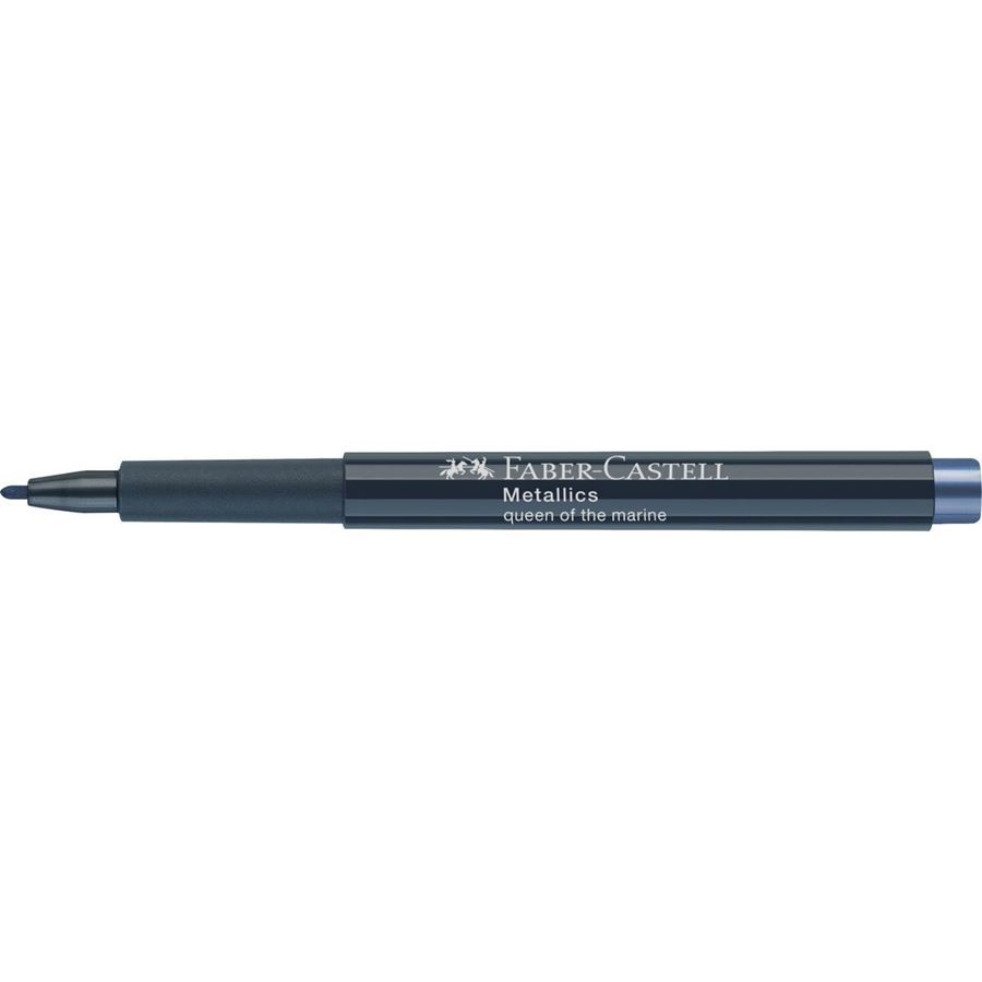 Faber-Castell - Metallics Marker, Farbe queen of the marine
