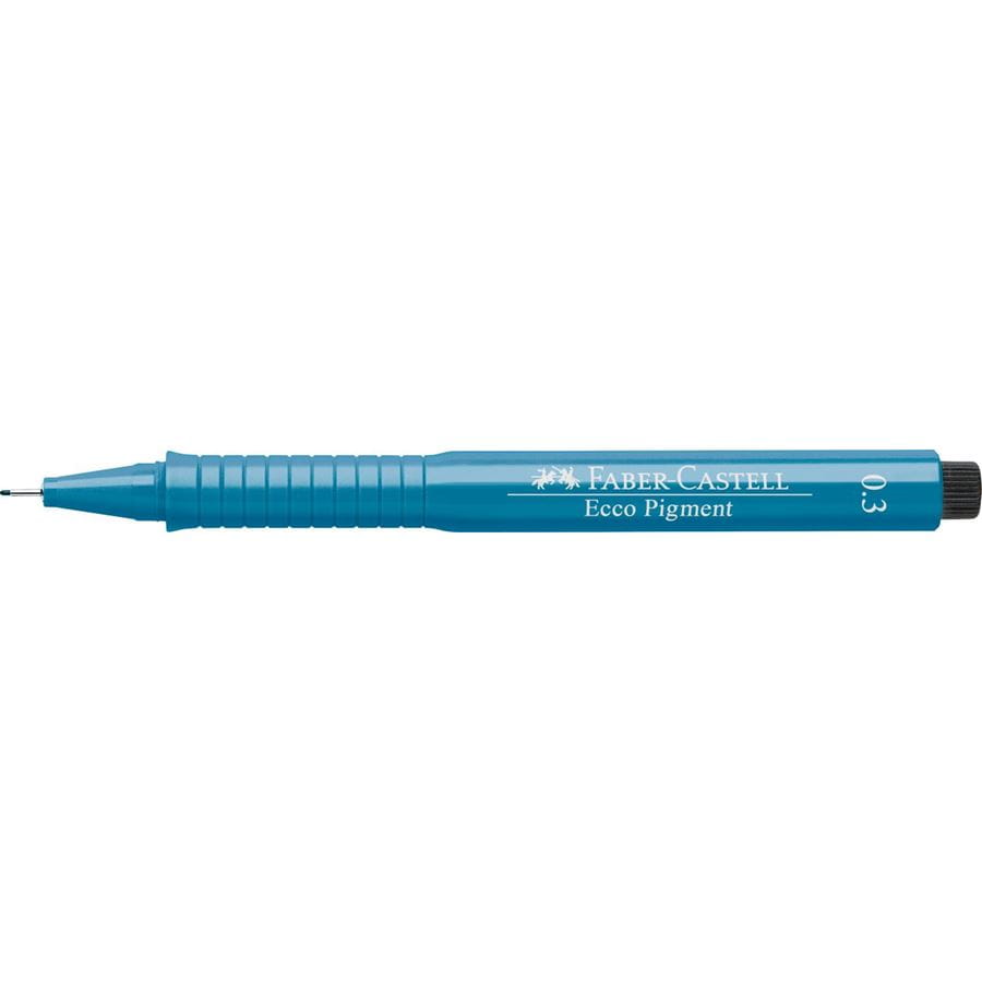 Faber-Castell - Ecco Pigment Tintenschreiber, 0.3 mm, blau