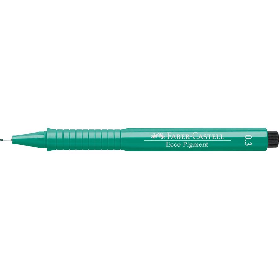 Faber-Castell - Ecco Pigment Tintenschreiber, 0.3 mm, grün