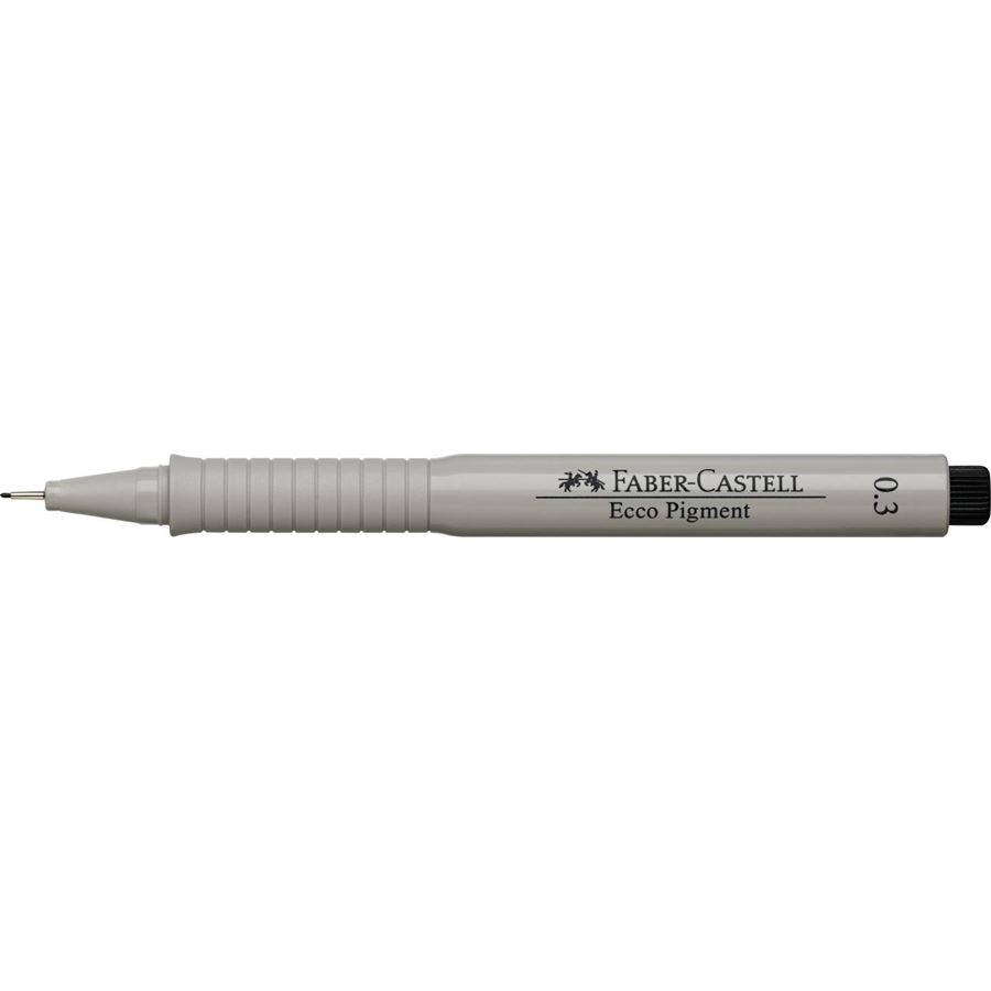 Faber-Castell - Ecco Pigment Tintenschreiber, 0.3 mm, schwarz