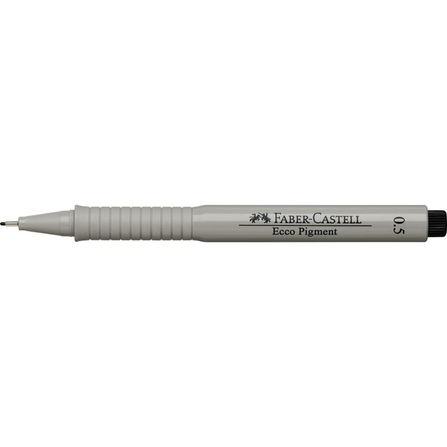 Faber-Castell - Ecco Pigment Tintenschreiber, 0.5 mm, schwarz