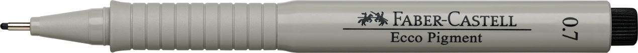 Faber-Castell - Ecco Pigment Tintenschreiber, 0.7 mm, schwarz