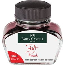 Faber-Castell - Tintenglas, 30ml, Tinte rot