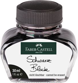 Faber-Castell - Tintenglas, 30 ml, Tinte schwarz