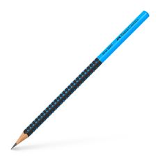 Faber-Castell - Bleistift Grip 2001 Two Tone schwarz/blau