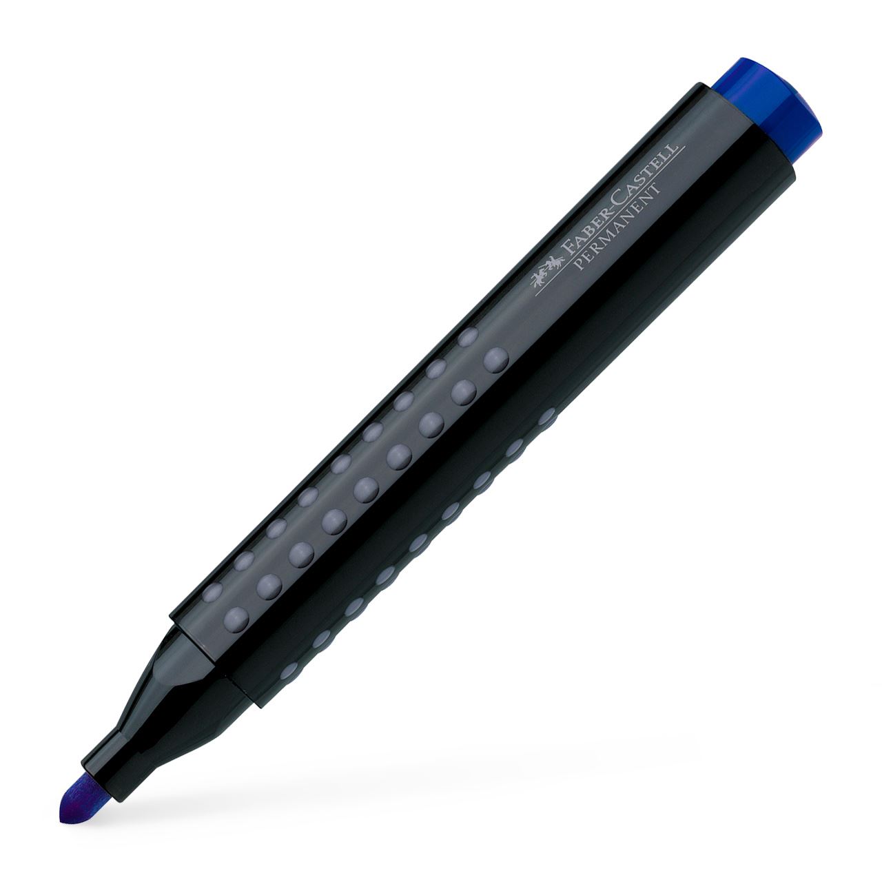 Faber-Castell - Grip Marker Permanent, Rundspitze, blau