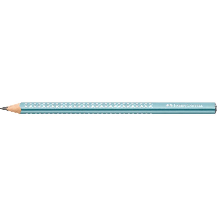 Faber-Castell - Bleistift Jumbo Sparkle ocean metallic