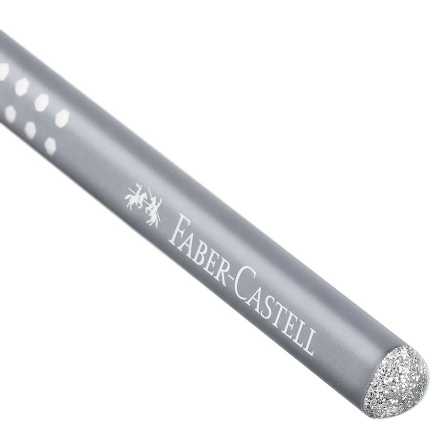 Faber-Castell - Sparkle Bleistift, pearl grau