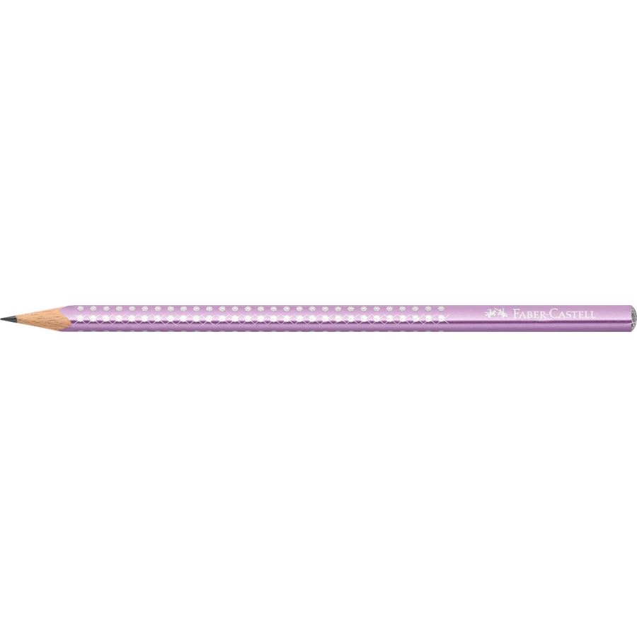 Faber-Castell - Bleistift Sparkle violet metallic