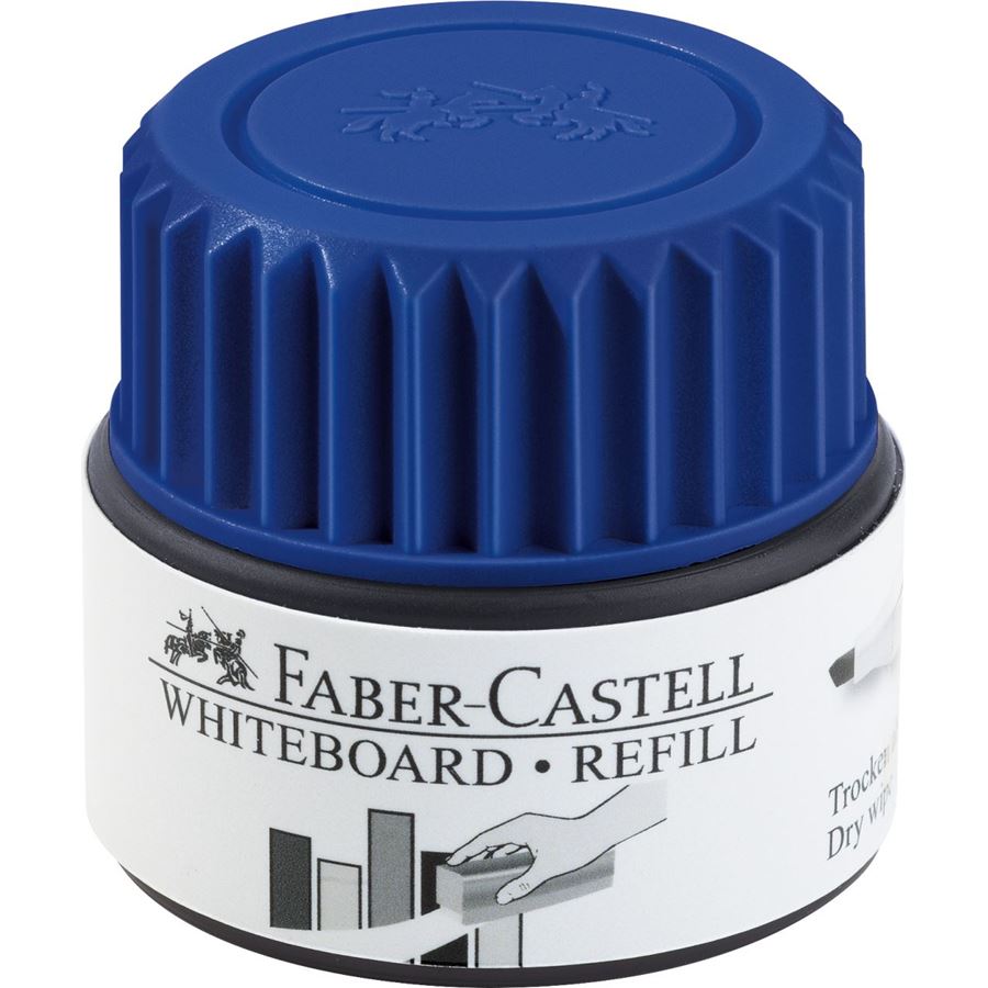 Faber-Castell - Grip Marker Whiteboard Nachfüllsystem, blau