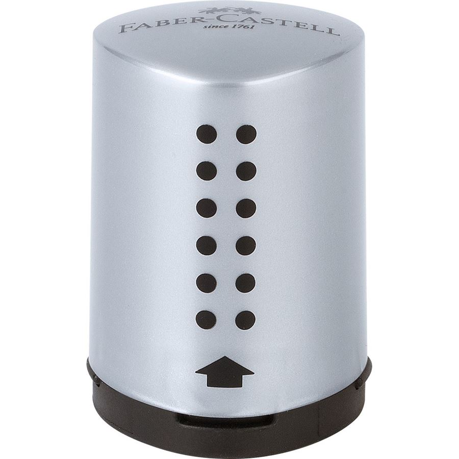 Faber-Castell - Grip Mini Einfachspitzdose, silber