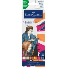 Faber-Castell - Gofa Sketch Marker, 6er Etui, Manga