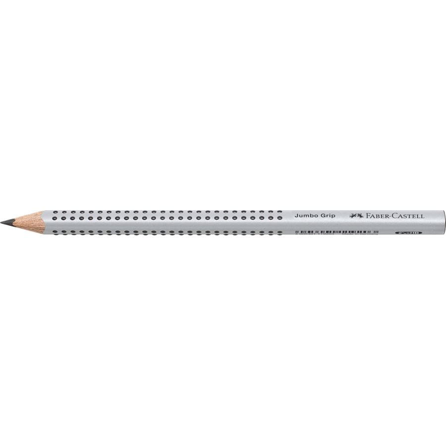 Faber-Castell - Jumbo Grip Bleistift, HB, silber