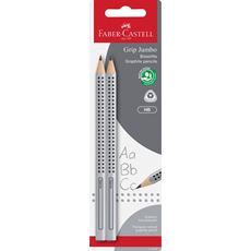 Faber-Castell - Jumbo Grip Bleistift, HB, 2er Set