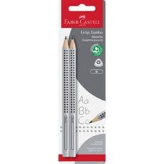 Faber-Castell - Jumbo Grip Bleistift B, 2er Set