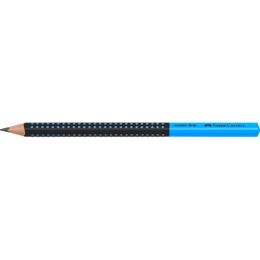 Faber-Castell - Bleistift Jumbo Grip Two Tone schwarz/blau