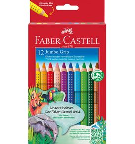 Faber-Castell - Jumbo Grip Buntstift, 12er Kartonetui