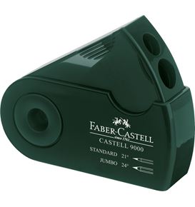 Faber-Castell - Castell 9000 Doppelspitzdose, grün