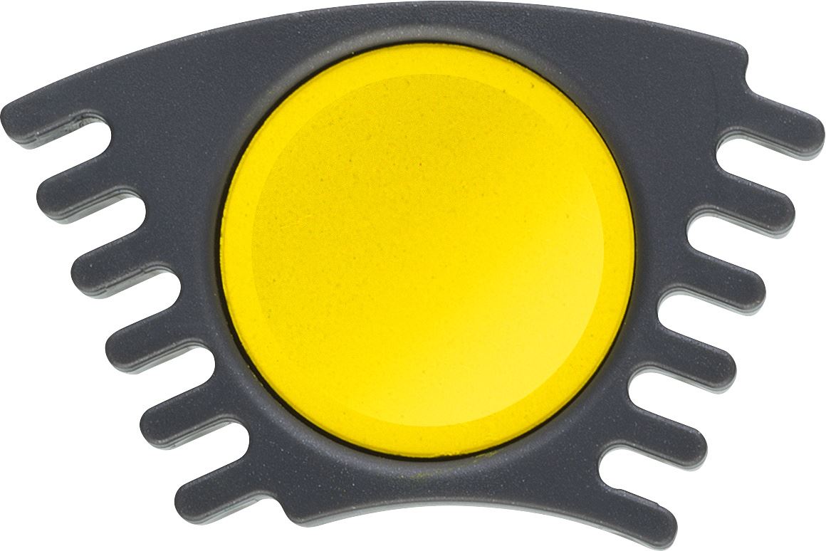 Faber-Castell - Connector Nachfüllnäpfchen, Basisfarbe gelb