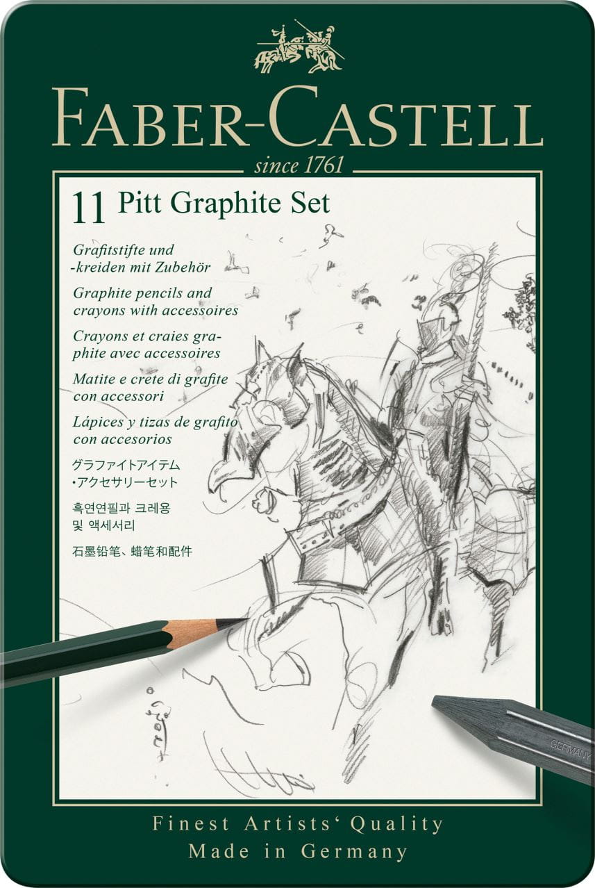 Faber-Castell - Pitt Graphite set, 11er Metalletui