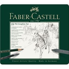 Faber-Castell - Pitt Graphite Set, 19er Metalletui
