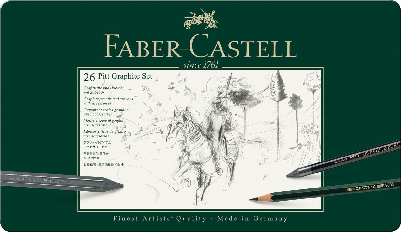 Faber-Castell - Pitt Graphite set, 26er Metalletui