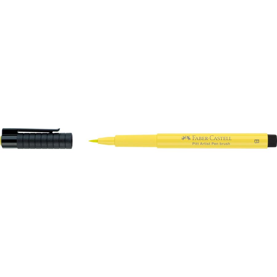 Faber-Castell - Pitt Artist Pen Brush Tuschestift, lichtgelb lasierend