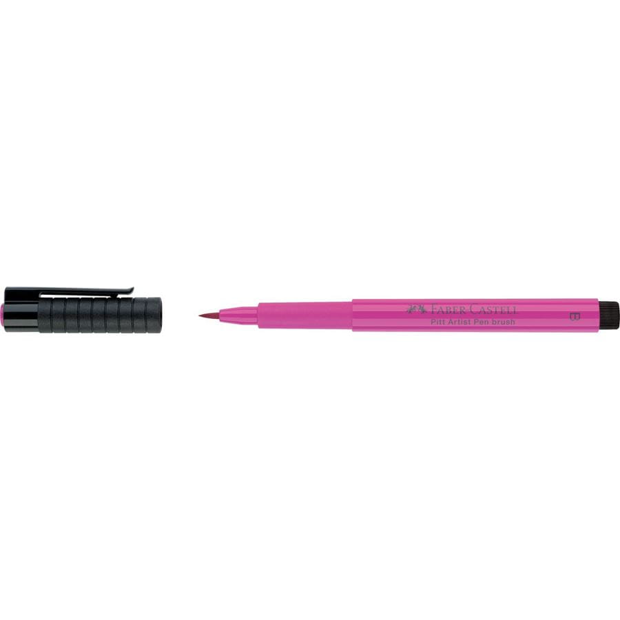Faber-Castell - Pitt Artist Pen Brush Tuschestift, purpurrosa mittel
