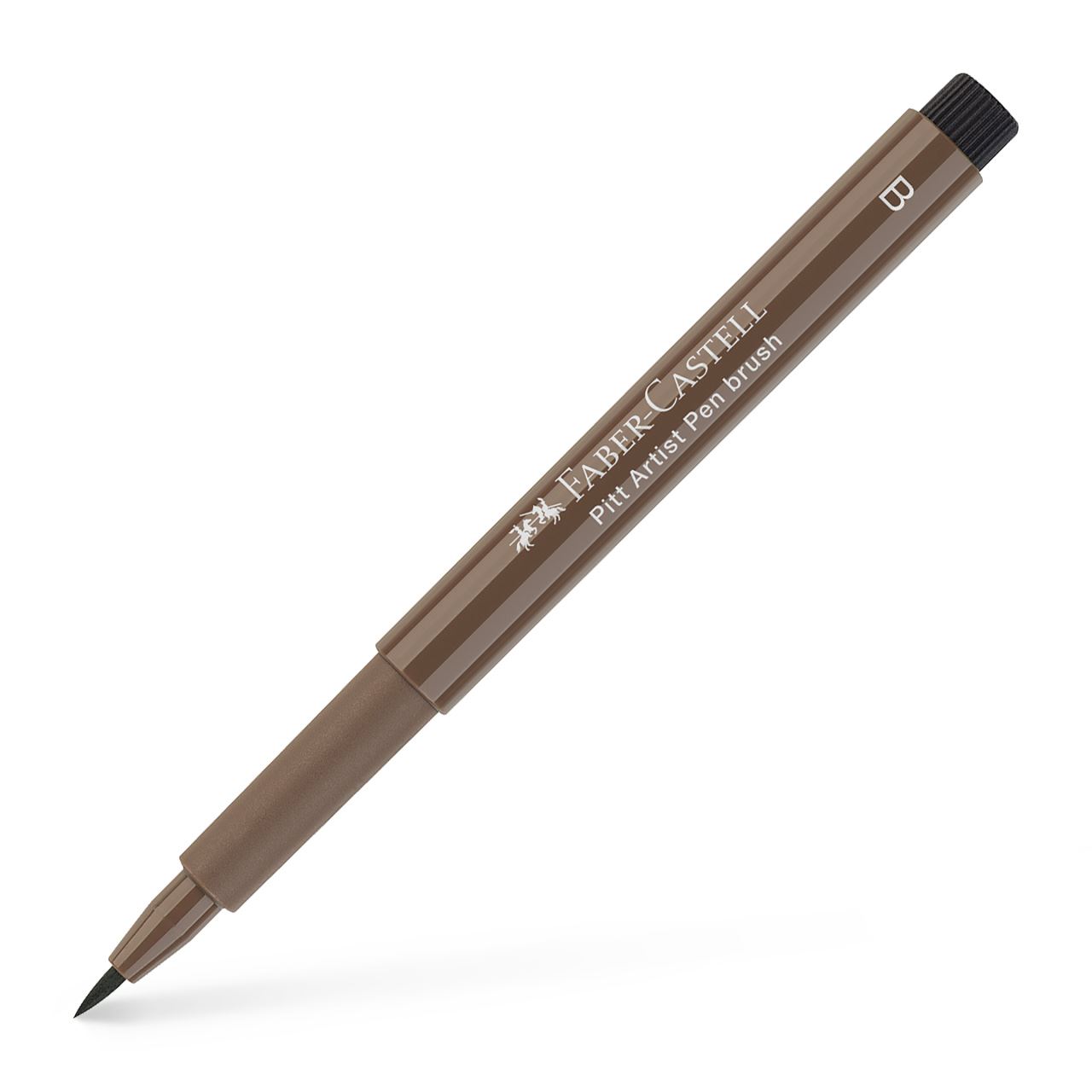 Faber-Castell - Pitt Artist Pen Brush Tuschestift, walnußbraun