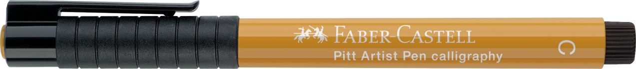 Faber-Castell - Pitt Artist Pen Calligraphy Tuschestift, grüngold