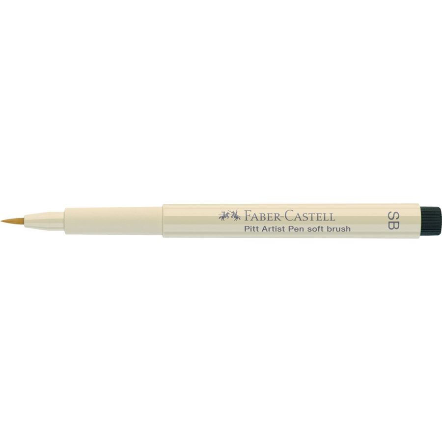 Faber-Castell - Pitt Artist Pen Soft Brush Tuschestift, warmgrau I