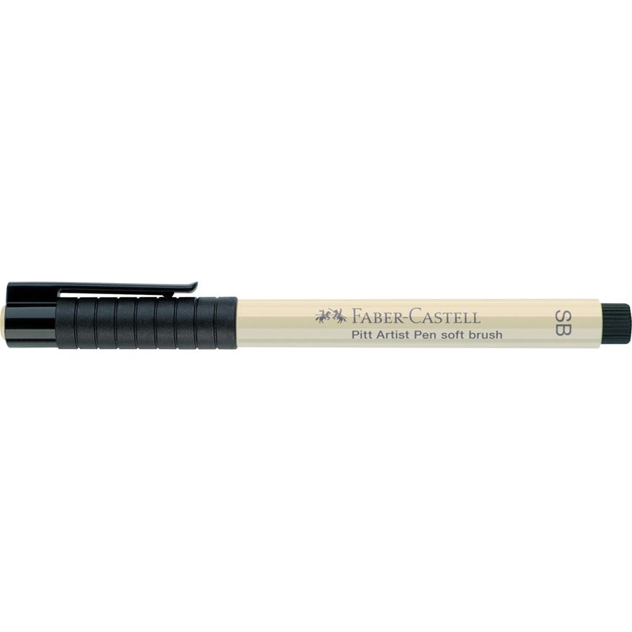 Faber-Castell - Pitt Artist Pen Soft Brush Tuschestift, warmgrau I