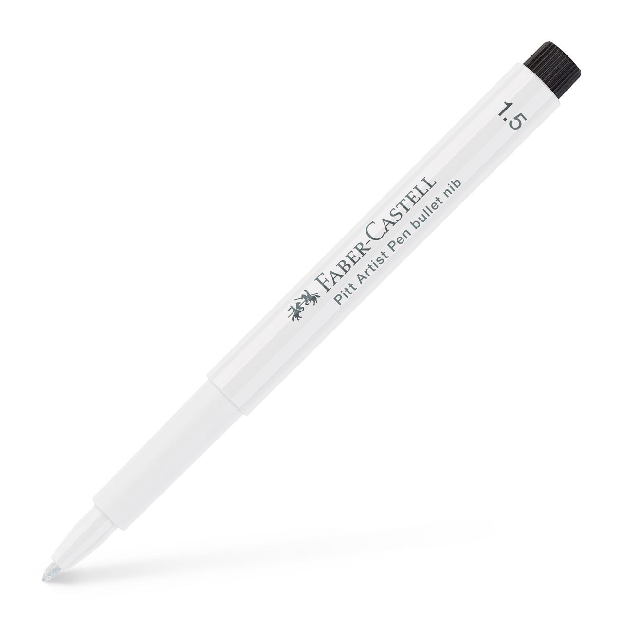 Faber-Castell - Pitt Artist Pen Rundspitze 1,5 Tuschestift, weiß