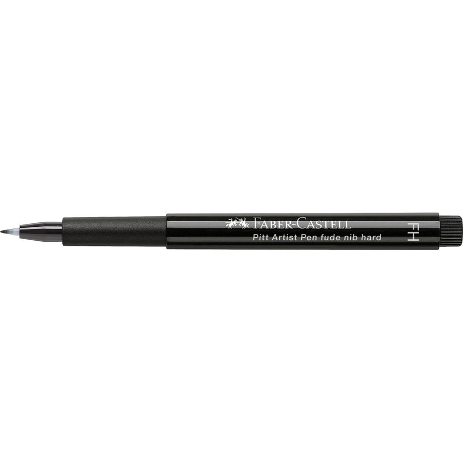 Faber-Castell - Pitt Artist Pen Fude hard Tuschestift, schwarz